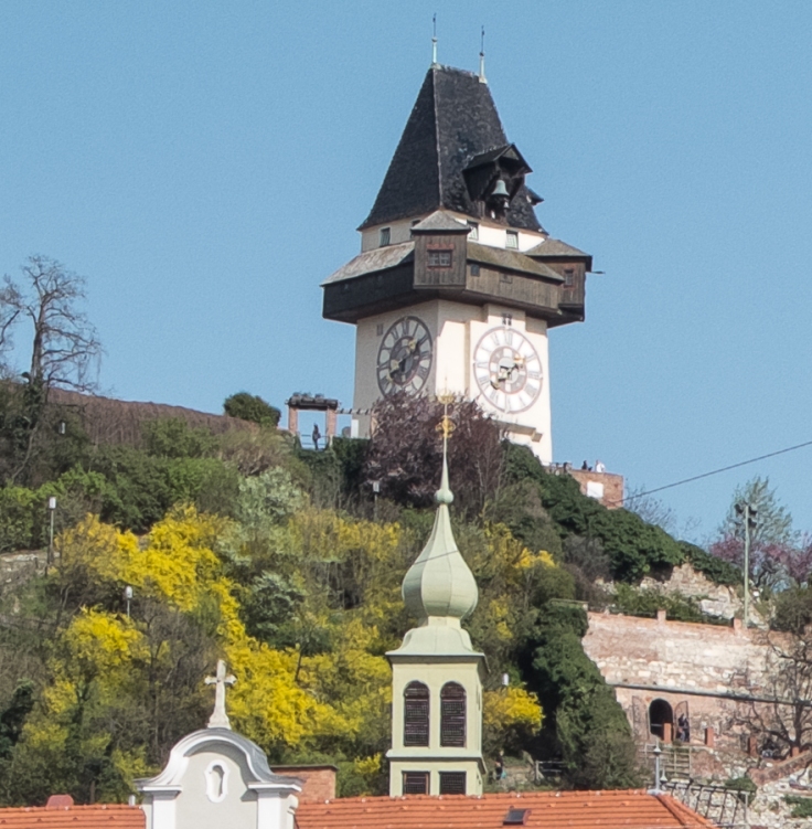 Clock Tower on Castle Hill,Graz
